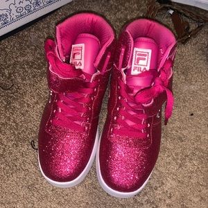Kids Sparkly fila shoes. BRAND NEW